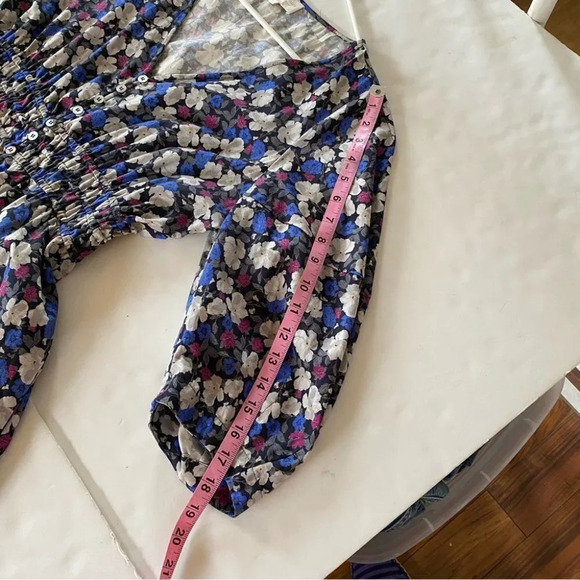 The Westside California Inspired Floral Midi Dress Size Large Silk Cotton EUC - Picture 14 of 14